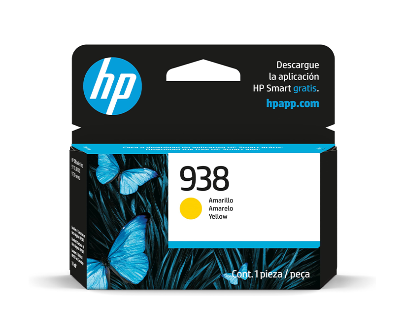 Cartucho 938 Amarillo 4S6X7PL - HP Cartucho 938 Amarillo 4S6X7PL - HP