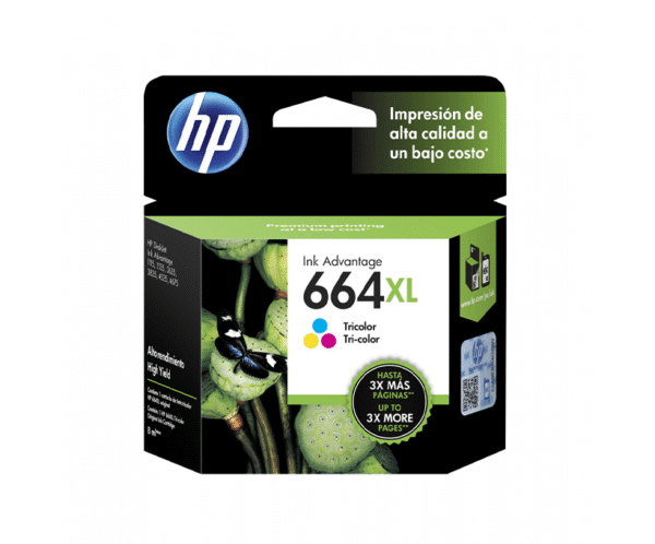 Cartucho 664xl Color F6V30AL - HP
