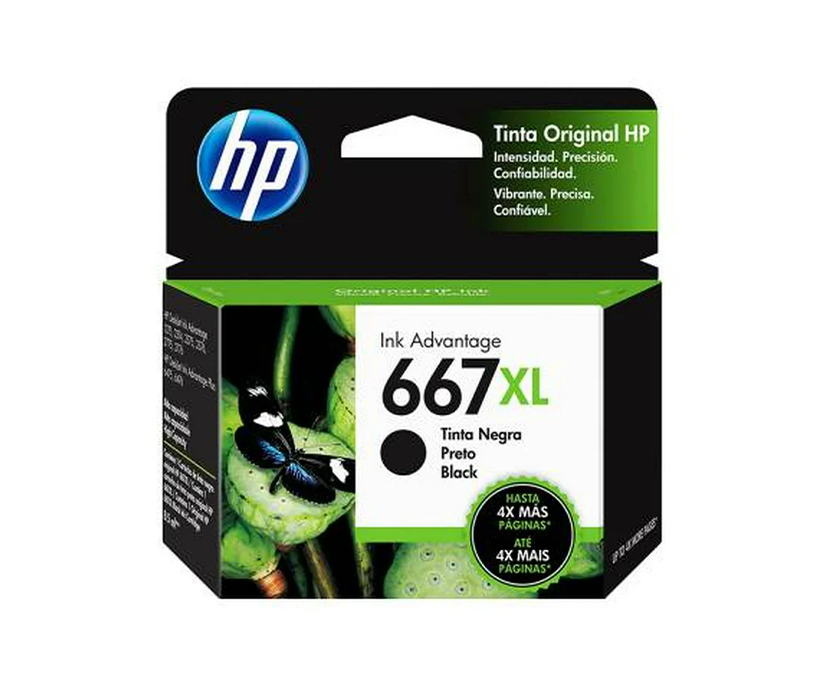 Cartucho 667xl Negro 3YM81AL - HP Cartucho 667xl Negro 3YM81AL - HP