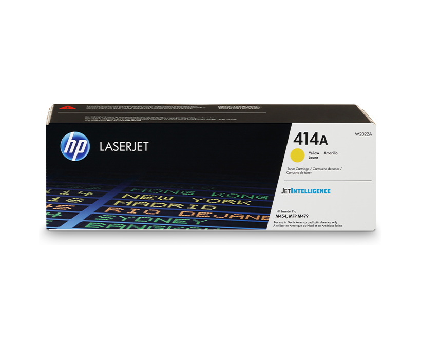 Toner 414 A W2022A Amarillo - HP Toner 414A W2022A Amarillo - HP