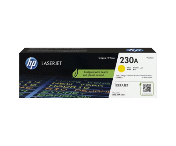 Toner 230A W2302A Amarillo - HP