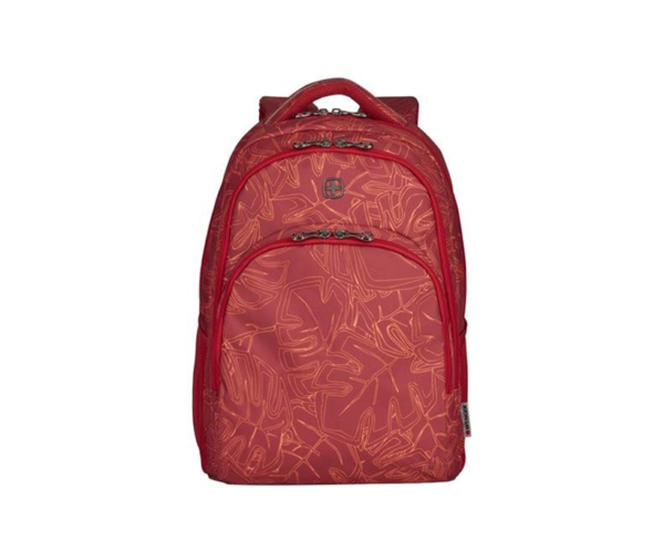 Backpack Wenger rojo con naranja