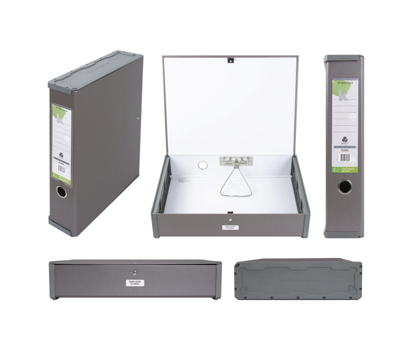 125 Main Caja para archivo Forrado De PVC Techmakro